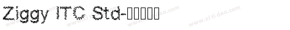 Ziggy ITC Std字体转换
